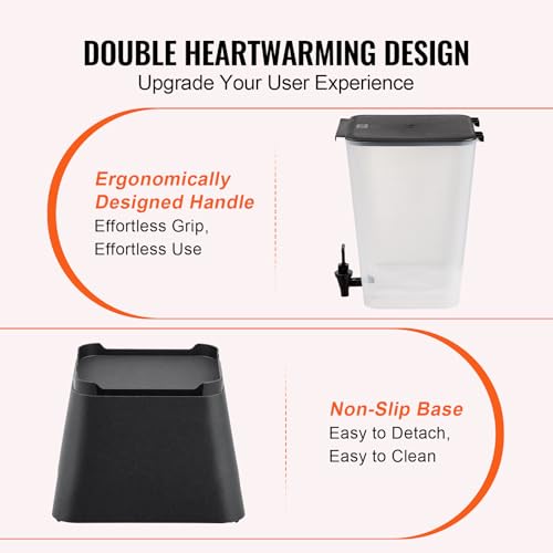 Image of VEVOR Beverage Dispenser, 5 Gallon Drink Dispenser for Parties, Plastic Juice Dispensers with No-Drip Spigot, Iced Tea Lemonade Juice Water Dispensers, for Restaurants, Hotels, Parties