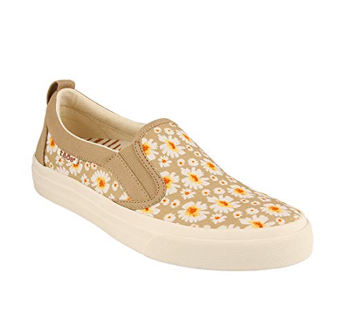 Image of Taos Rubber Soul Slip-On Women's Sneaker - Fresh and Clean Canvas Design with Effortless Style, Removable Footbed and Arch Support - Elevated Comfort for All-Day Fashion