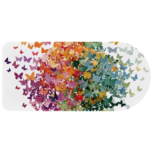 Grand tapis de souris d'arbre esthétique 73x35 cm pour gaming et bureau