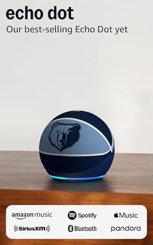 Image of Amazon Echo Dot (newest model) | Officially Licensed NBA Limited-Edition | Memphis Grizzlies
