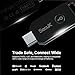 SecuX PUFido USB-C Security Key with PUF Technology, FIDO2/U2F Certified, Hardware-Rooted Unclonable Security for Passwordless Login and 2FA Authentication