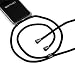 Produktbild NECKLACY Handykette Handyhülle zum umhängen - für Samsung Galaxy S8 - Case/Handyhülle mit Band zum umhängen - Trageband Hals mit Kordel - Smartphone Necklace, All Black