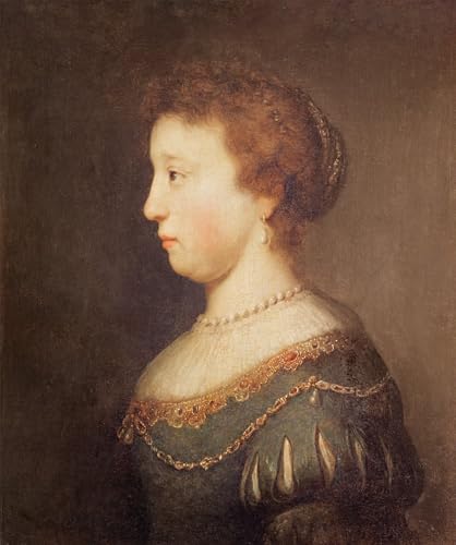 Affiche de Arts de Rembrandt Portrait sur Toile Finition Premium 60x90