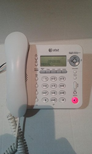 AT&T 1856 Corded Speakerphone with Digital Answering System (White)