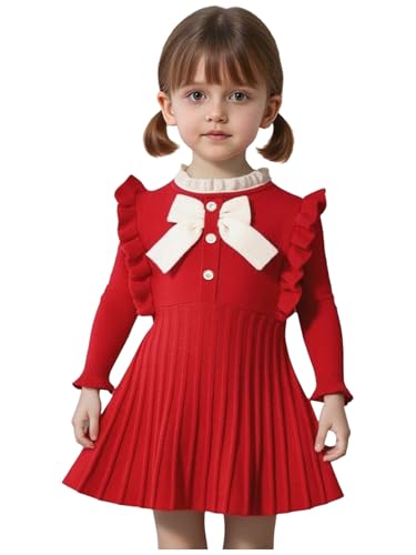 Vestido de uniforme escolar MSemis con tejido de punto premium suave para bebé niña