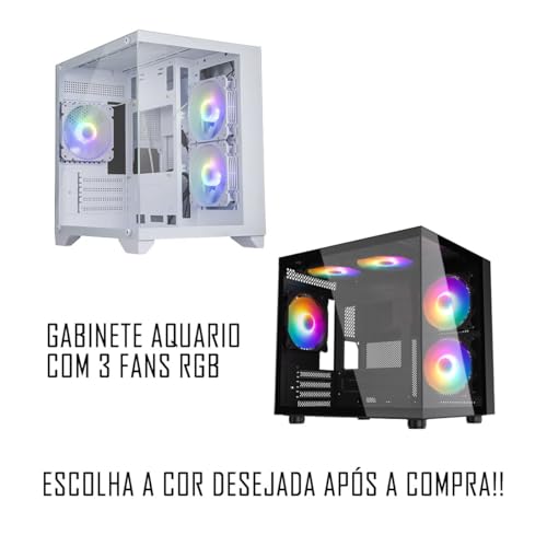 PC Gamer com AMD Ryzen 7 5700G, 32GB RAM, SSD 1TB, NVIDIA GeForce RTX 4060 8GB