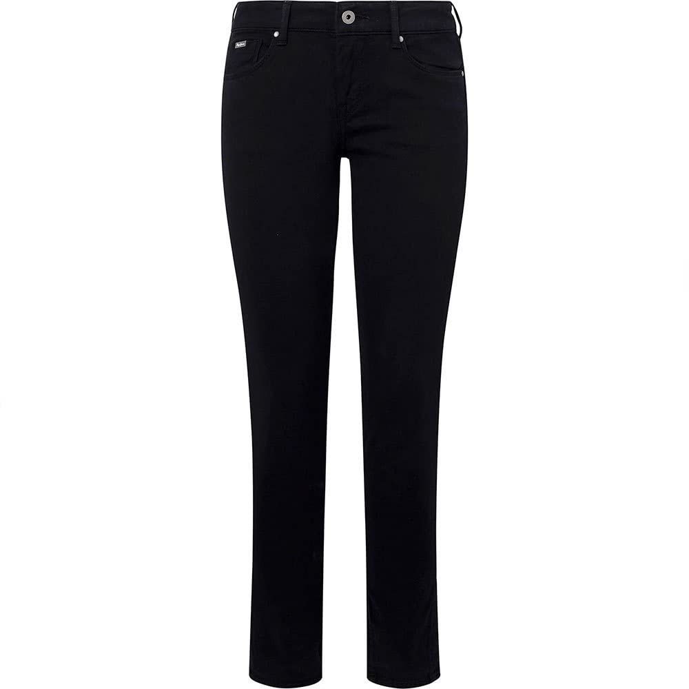 Pepe Jeans Damen Jeans Soho, Schwarz (Black), 28W / 30L