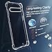 for LG V60 ThinQ 5G / V60 ThinQ 5G UW Phone Case 360° Rotatable Ring Holder Kickstand/Stand [Non Yellowing] Transparent 4 Corners Shockproof Military-Grade Protective Cover Case - Crystal Clear