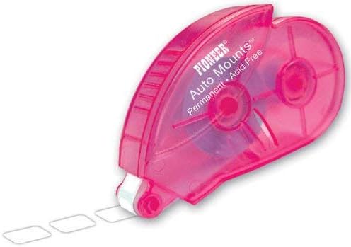 Pioneer Auto Mounts Permanent Mounting Squares Roller 350/Pkg, Permanent