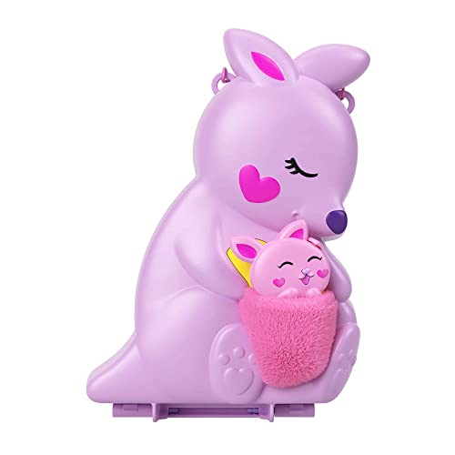 Polly Pocket 2-in-1 Mama & Joey Känguru Tragbarer Schatulle – Ansicht 4