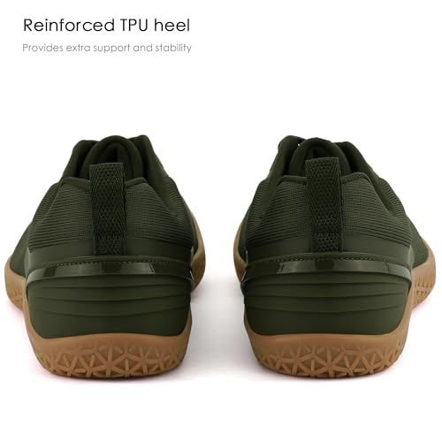 Image of ASITVO Wide Barefoot Shoes Men Gym Zero Drop Sole Minimalist Cross Trainer Width Toe Box Sneakers Grounding Knit No-Sew Upper TPU Toe and Heel Colorful
