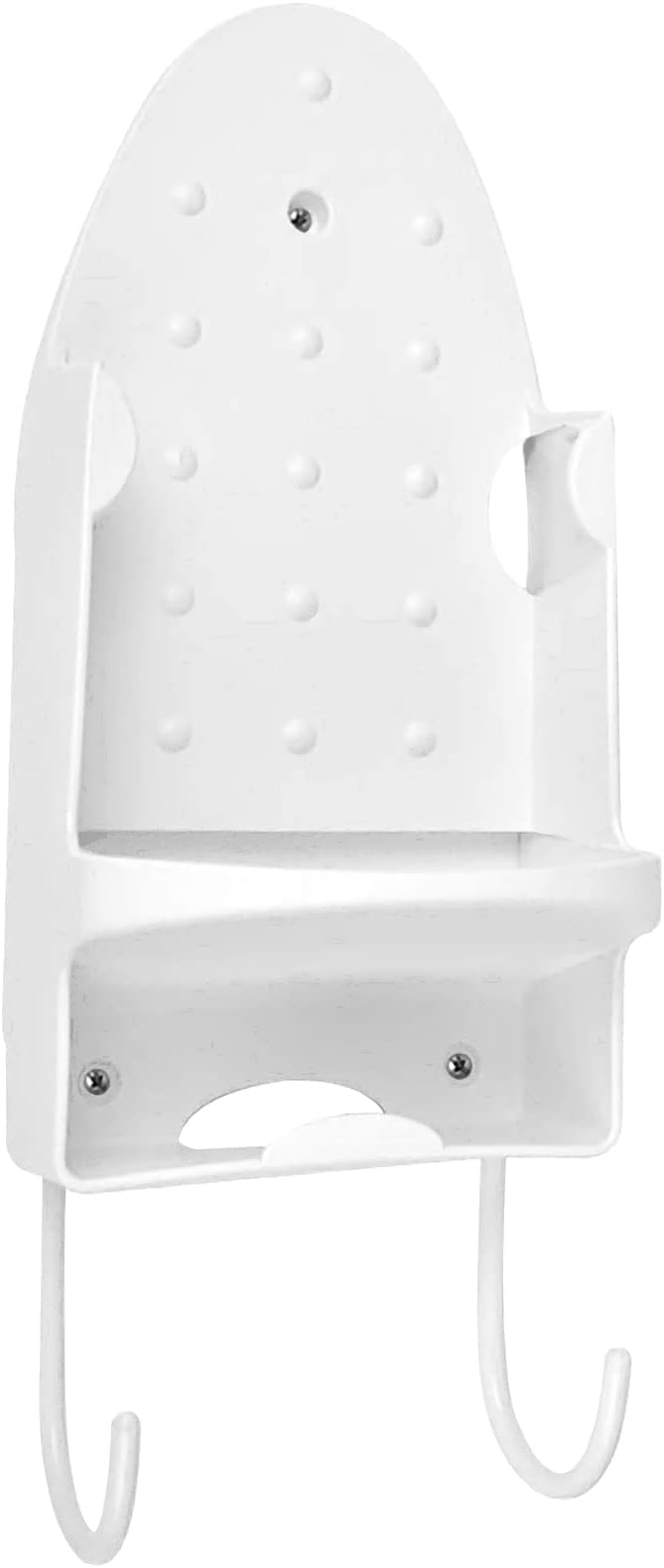 Oranlife Ironing Board Hanger Wall Mount Iron Hanger Ironing Board Rack Electric Iron Holder Household Bathroom Shelf - for Max 5.5 inch Width