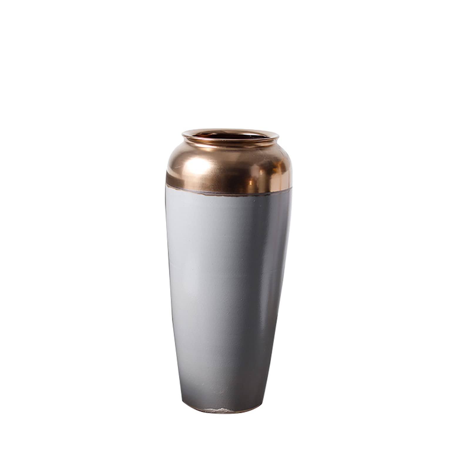 asdchZen Indoor Gardening Floor Vase, Gray Ceramic Vase Vase Height: 53/60/77Cm Suitable For Hotel Lobby, Corridor Ballroom Wedding Decoration