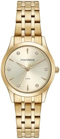 Kit Relógio Mondaine Analógico 32610lpmkde1k1 Dourado