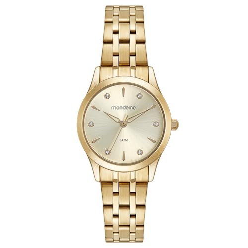 Kit Relógio Mondaine Analógico 32610lpmkde1k1 Dourado