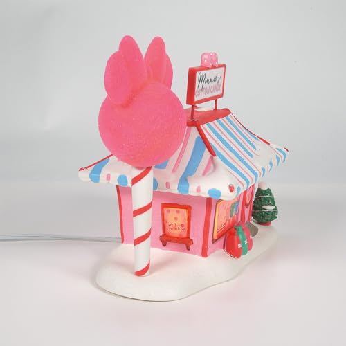 Edificio iluminado artistico de metal multicolor de 7.5 pulgadas un regalo festivo ideal 6