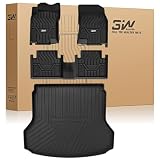 3W Nissan Rogue Floor Mats&Cargo Mat 2014-2020,NOT Sport/Hybrid/Select/7s