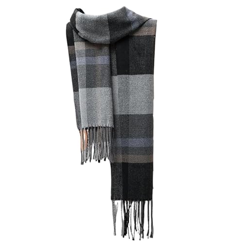 Écharpe d'hiver homme longue pour camping et randonnée