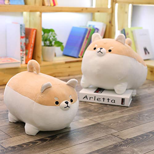 Travesseiro de pelúcia para cachorro BESPORTBLE Corgi de pelúcia macia de algodão animal brinquedo d