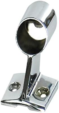 Whitecap 6080C Forward Handrail Stanchion - 316 Stainless Steel - 7-8" Tube O.D.