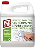 EZ Strip Professional Strength Painted Popcorn Ceiling Remover - No Methylene Chloride No NMP Powerful No Drip Gel Formula - Product Of Canada - 3.78L
