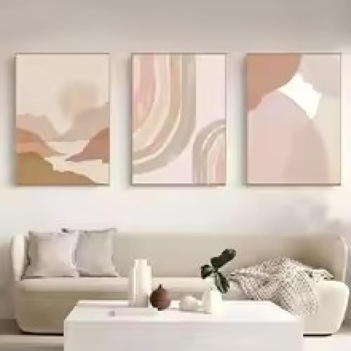 Peinture art abstrait 70x90cm pour habiller un grand mur vide de salon