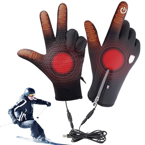 Oamger Gant Chauffant pour Femme et Homme, Gants Chauffants...