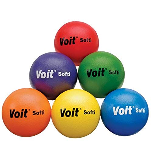 Soft-Low Bounce Tuff Balls 6-1/4-Inch, Pack of 6