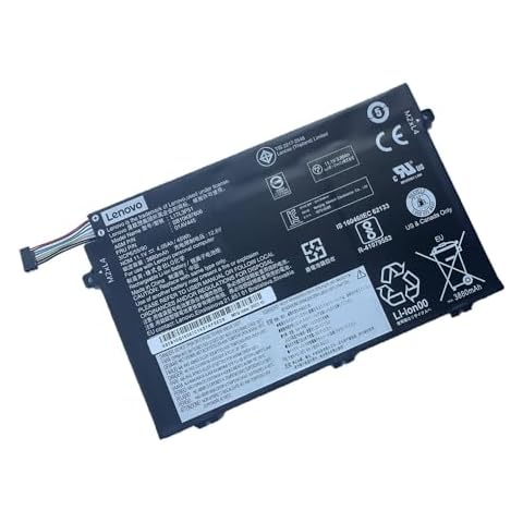 Lenovo 11.1V 45Wh L17C3P51 L17L3P51 L17M3P51 L17M3P52 01AV445 Notebook Battery for Lenovo Thinkpad E480,E485,E490,E495,E580,E585,E590,E595,E14 Gen 1 (2019),E15 Gen 1 (2019),E41-50,E41-55 Series Cover