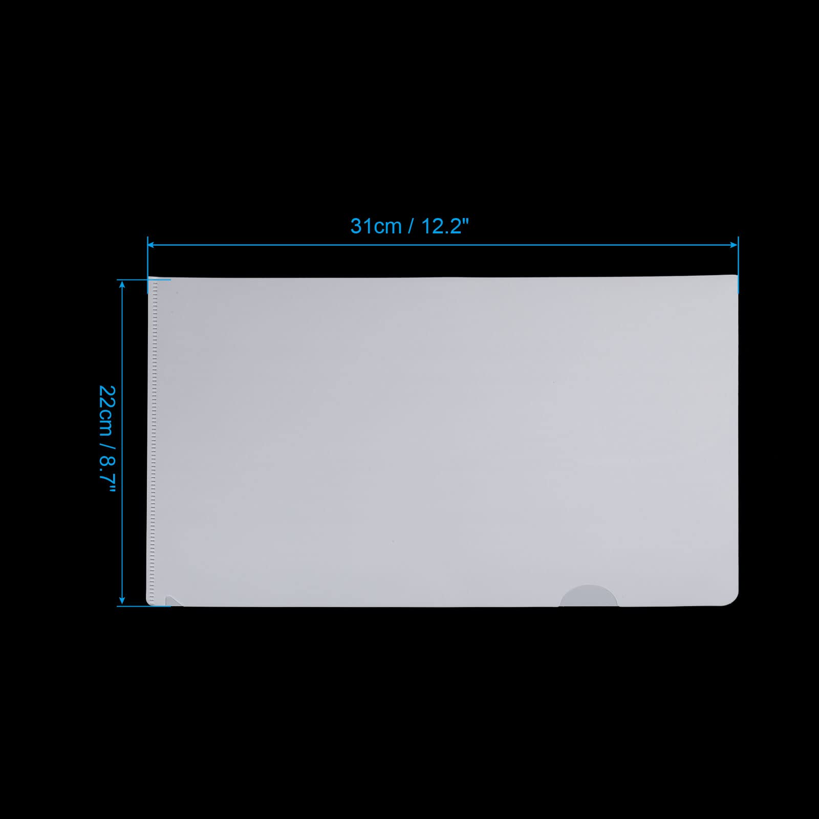 PATIKIL 36 Paquet L Type Chemises A4 Document Chemise Classeur Blanc