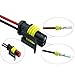 Qook 5 Kit 2 Pin Way Car Waterproof Electrical Connector Plug Male Female Wire Cable Connector Plug with Wire AWG Marine