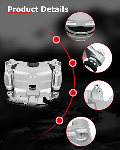 Image of cciyu 19B7102 19B7103 Front Left & Right Brake Calipers With Bracket For Nissan For Altima 2013-2019,For Nissan For LEAF 2014-2017