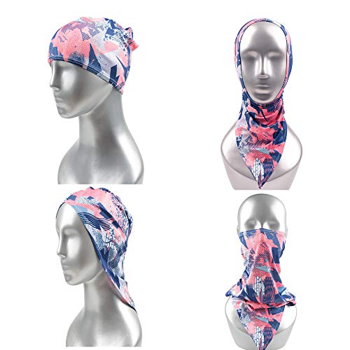 Bandana Multiuso Balaclava Tubular Proteção contra poeira UV Windproof Solar Tube Neck Bandana Gorro