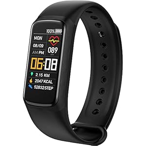 Fitness tracker,Smartwatch,Fitness & Activity Tracker met Hartslag/Bloeddruk/Zuurstof- en Slaapmonitor,Calorieteller…