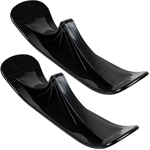 ifundom Scooter Skis Attachment for Kids Snow Sled Ski Attachment Pe Snow Scooter Sled Easy Install Outdoor Skate Board for Winter Riding 1 Pair