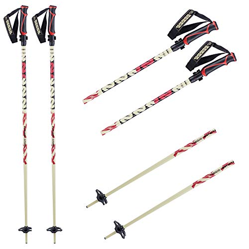 K2 Ski Unisex - Erwachsene Skistöcke Flipjaw Freeride — Sand — Länge: 115-135Cm — 10E3040 Cover