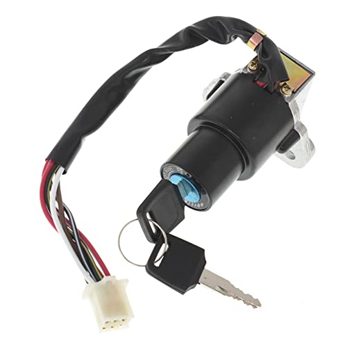 Caltric Ignition Key Switch Replacement For Kawasaki KLR650 (1987-2007) - 27005-1129