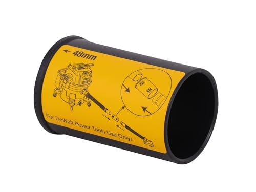 DEWALT DXVA19-2780 Power Tool Adaptor effortlessly connects your 48mm hose to fit DEWALT Tools (sanders, mitre saws, table saws, and more). Provides optimised dust collection and enhanced workspace cl
