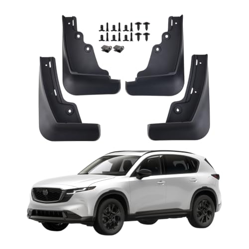 Image of Mud Flaps for 2026 Mazda CX-5 Mud Guards Splash Guards No Drilling Required Set of 4PCS All Weather Protects Against Rocks and Debris,Compatible with CX5 MudGuards Exterior Accessories