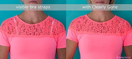 Image of Clearly Gone Invisible Clear Bra Straps, Adjustable, Heavy Duty, Non-Slip | For swim, plus size, backless & strapless wear - TPU resists snapping and yellowing - outlasts flimsy plastic straps