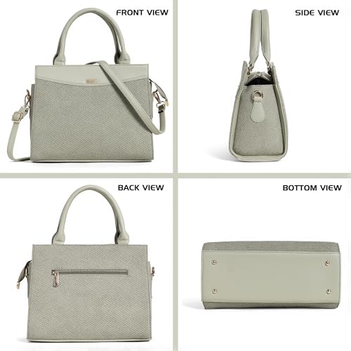 Image of Multi Compartment Denim Design Handbag, Multipurpose handbag with Shoulder Strap