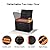 Alpicool CL40 Portable Car Freezer, 12 Volt Refrigerator, 39 Quart(37.1 Liter) Fast Cooling 12V Car Fridge, Car Cooler for RV, Truck, Camping, Outdoor -12/24V DC and 100-240V AC (Black & Orange)