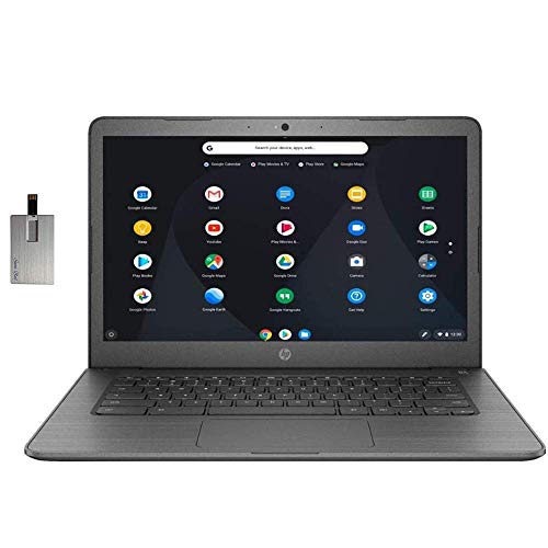 2020 Hp 14" Hd Display Chromebook, Amd A4-9120C Processor, 4Gb Ram, 32Gb Emmc, Hd Webcam, Bang&Olufsen Audio, Amd Radeon R4 Graphics, Media Card Reader, Usb-C, Chrome Os, Gray, 32Gb Snow Bell Usb Card #TOP16
