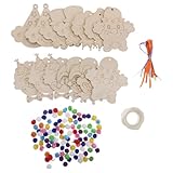 Ya en mundofriki.es: Alipis Decoraciones de Madera para Manualidades de Madera sin Terminar Accesorios para Fiestas de Carnaval Decoración para Fiestas de Cumpleaños de Carnaval Recuerdos