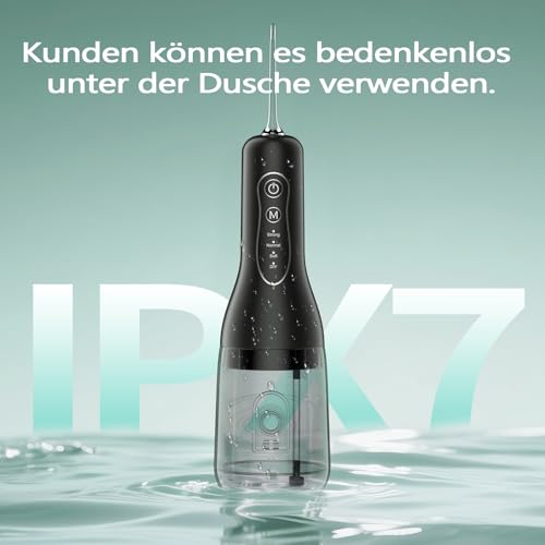 OasiSmile Munddusche Kabellos Elektrisch, 40 Tage Akku, Zuhause & Reise – Ansicht 5