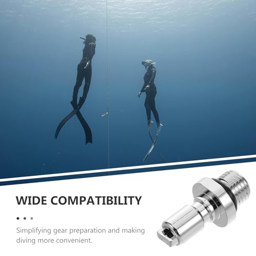 Conector de inflador de buceo en aguas profundas con adaptador de manguera 3
