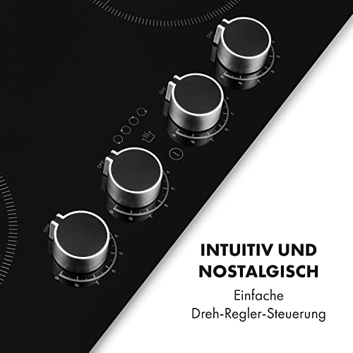 Vollflächen-Induktionskochfeld Klarstein mit 4 Kochfeldern und 6000W