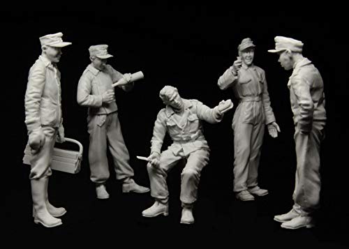Kit de Figura de Resina 1/35 German AFV Crewmen 1944 miniatura 2
