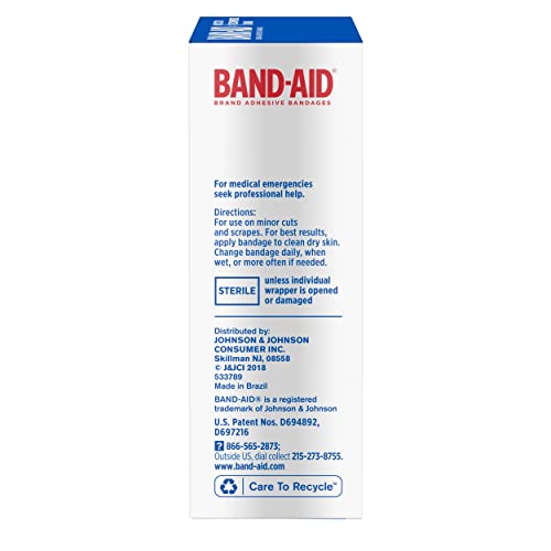 Band-Aid Brand Tru-Stay Sheer Strips Adhesive Sterile Bandages For First Aid & Wound Protection, Individually Wrapped Wound Care Bandages For Minor Cuts & Scrapes, All One Size, 40 Ct #TOP7