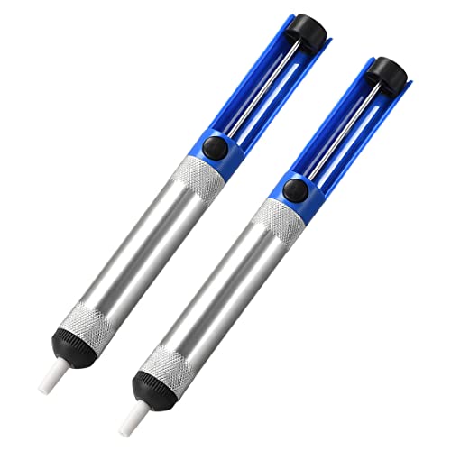 sourcing map Desoldering Pump 7.5 Inches Solder Sucker Manual Vacuum Solder Removal Hand Tool 2Pcs